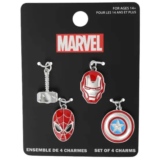 Marvel&reg; Avengers 4-Piece Enamel Charm Set {4}