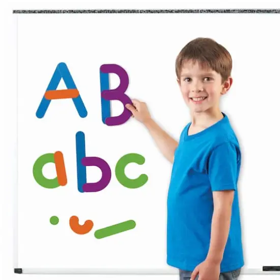 Learning Resources Giant Magnetic Letter Construction {4}