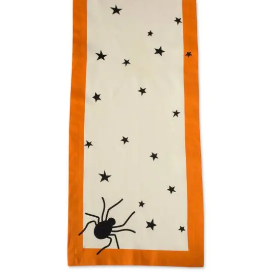 DII&reg; 72" Black Stars Print Table Runner {3}