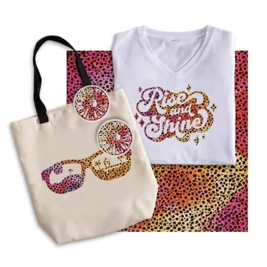 Cricut&reg; Infusible Ink&trade; Transfer Sheets, Rainbow Cheetah {8}