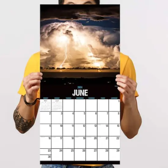 TF Publishing 2024 Weather Wall Calendar {6}
