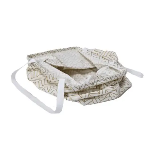 Household Essentials Krush Rectangular Laundry Bag with Handles (Brown) {10}