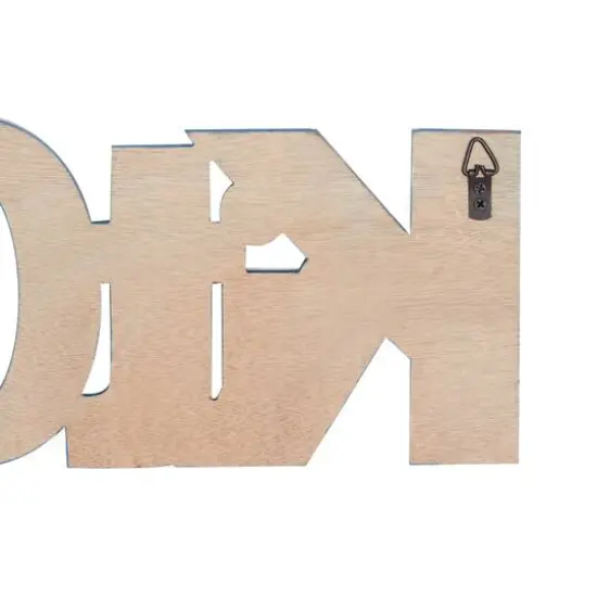 Multi Colored Wood Coastal Wall Decor 7" x 24" x 1" {6}