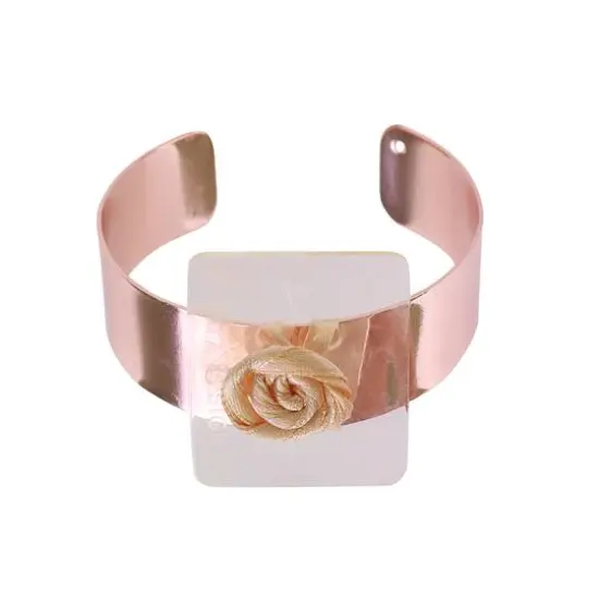 JAM Paper Mayleigh Flower Cuff Rose Gold {1}