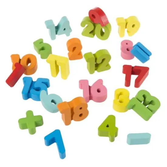 Toy Time Wooden Number Puzzle Board {6}
