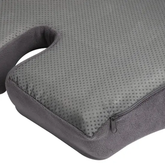 Mind Reader 18" Gray Memory Foam Chair Orthopedic Seat Cushion {7}