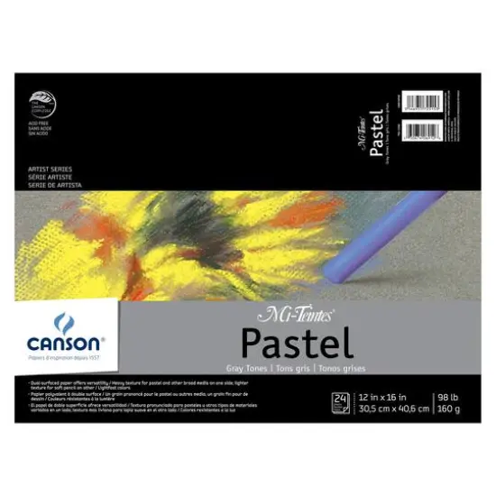 Canson&reg; Mi-Teintes&reg; Gray Tones Pastel Paper Pad {1}