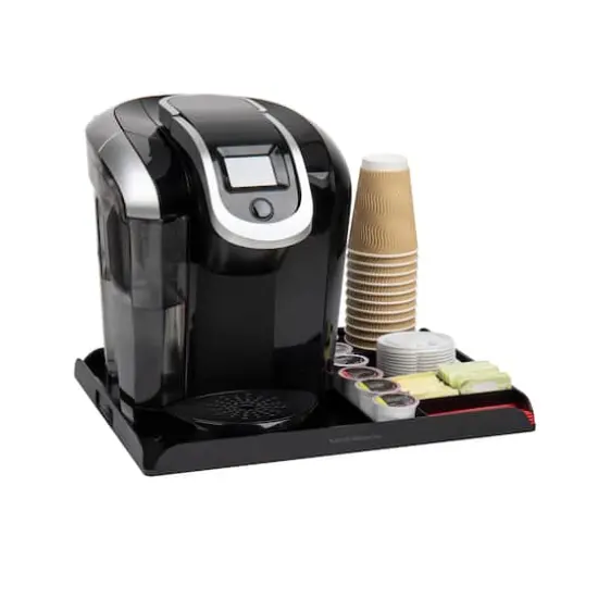 Mind Reader Anchor Collection 7-Pod Capacity Black Coffee Station Countertop Organizer {1}