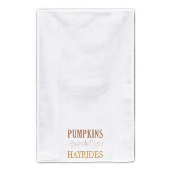 Pumpkins And Hayrides Tea Towel Set {6}