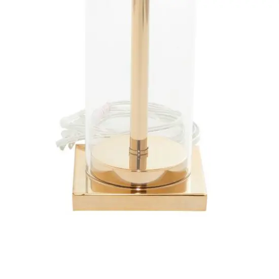 CosmoLiving by Cosmopolitan 25" Gold Metal Transitional Table Lamp {6}