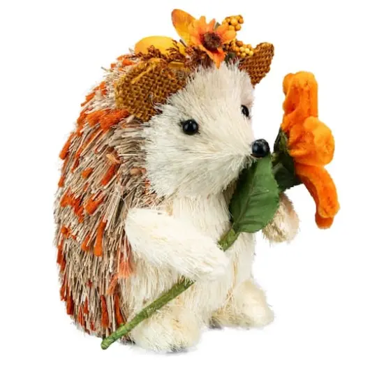 5" Hedgehog with Sunflower Natural D&eacute;cor by Ashland&reg; {1}