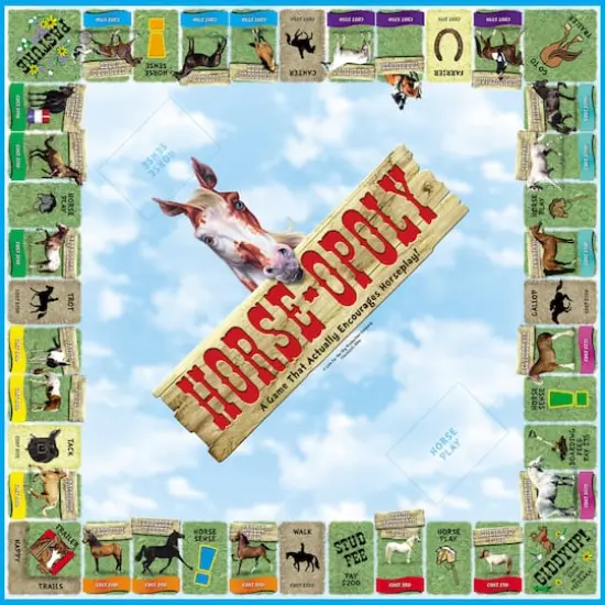 Late For The Sky Horse-Opoly&trade; Board Game {5}