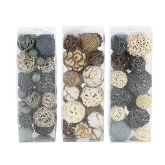 Multicolor Dried Floral Country Orb Vase Filler, 3ct. {1}
