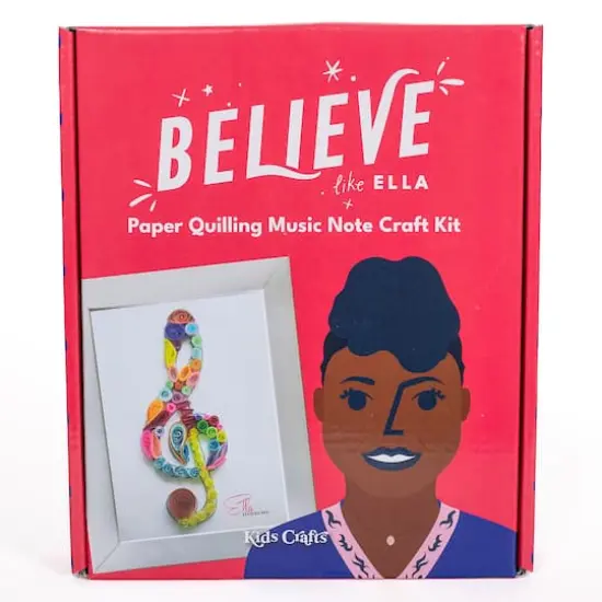 Kids Crafts Believe Like Ella Paper Quilling Music Note Craft Kit {1}
