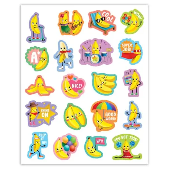 Teacher Created Resources&reg; Banana Smelly Stickers, 6 Packs of 120 {3}