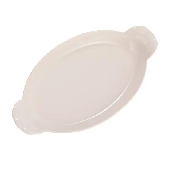 Hello Honey&reg; 10" White Stoneware Trays with Handles, 4ct. {4}