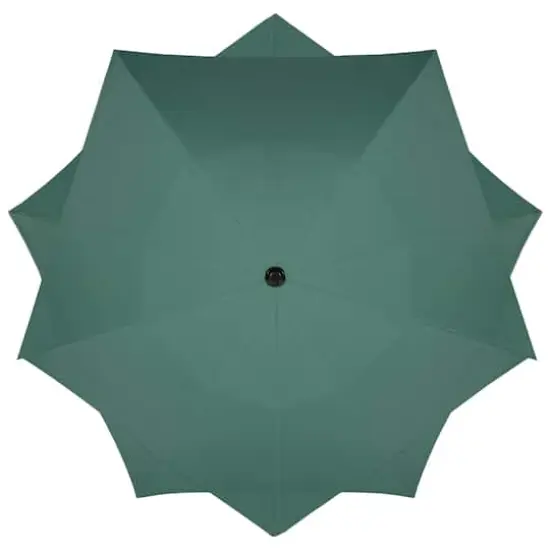 8.5ft. Outdoor Patio Lotus Umbrella Green {3}