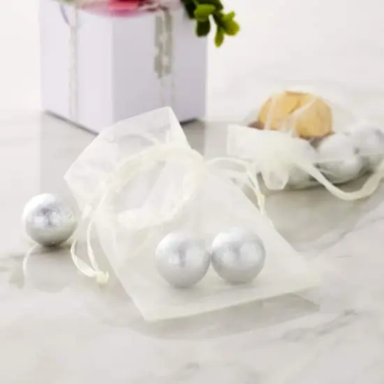 Celebrate It&trade; Occasions&trade; Organza Favor Bag, Small Ivory {3}