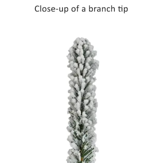 7.5ft. Pre-Lit Mountain View Spruce Artificial Christmas Tree, Clear LED Lights {8}