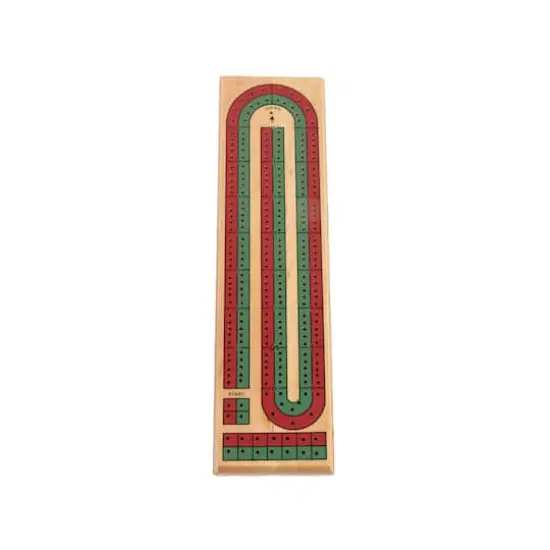Classic Game Collection 2-Track Color Cribbage Board Game {1}
