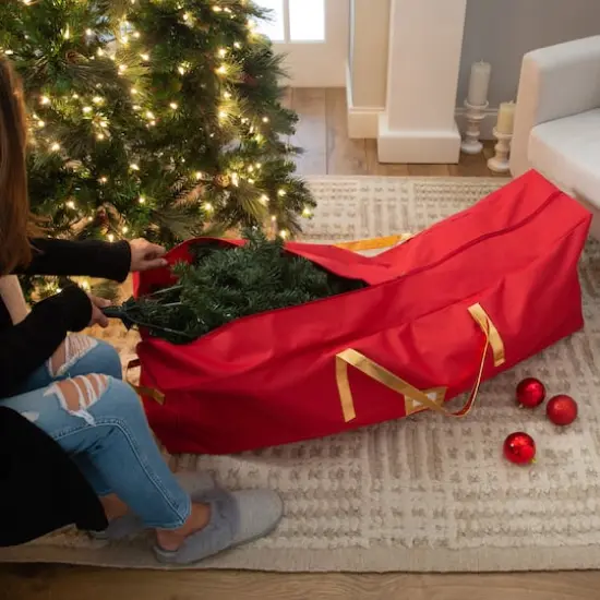 Simplify 6ft. Tree Heavy Duty Holiday D&eacute;cor Storage Bag {6}