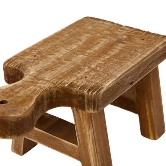 Hello Honey&reg; 9.5" Small Wood Pedestal with Handle {3}