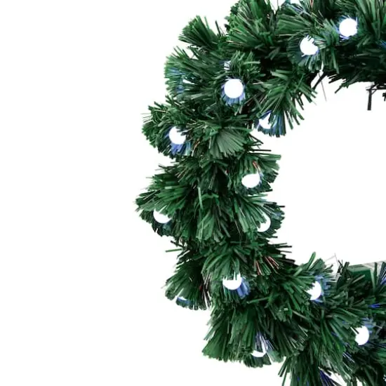 12" Pre-Lit Artificial Christmas Wreath, Color Changing Lights {4}