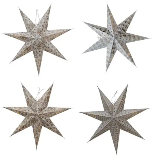 Hello Honey&reg; 24" Paper Star Ornament Set with LED Lights {1}