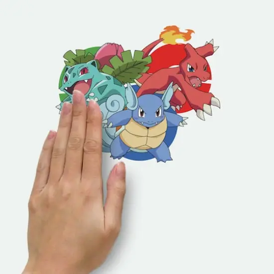 RoomMates Pokemon Favorite Character Peel & Stick Wall Decals {6}