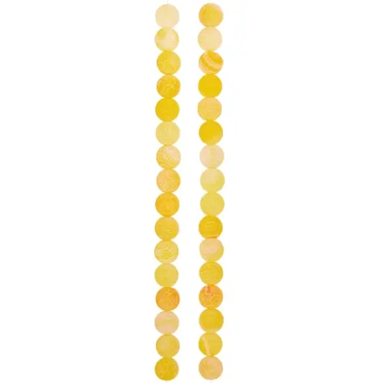 Orange Crackle Agate Round Beads, 8mm by Bead Landing&trade; {4}