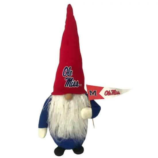 Santa's Workshop 12" College Football Gnome Mississippi Ole Miss {1}