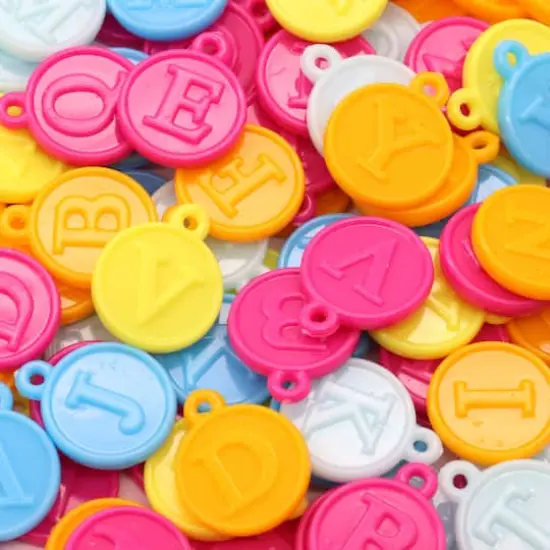 Mixed Wax Style Alphabet Charms, 150ct. by Creatology&trade; {1}