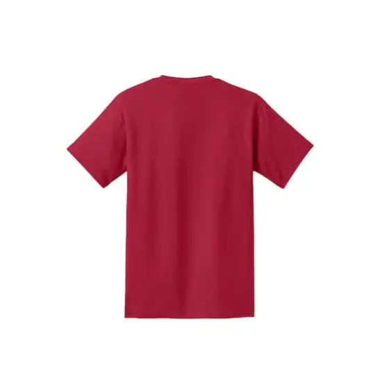 Port & Company&reg; Essential Pocket T-Shirt Red {4}