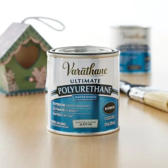 Varathane&reg; Ultimate Polyurethane Crystal Clear Satin {3}