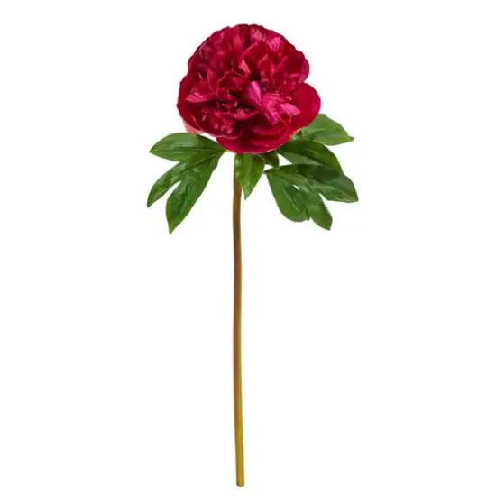 Pink Peony Artificial Flower Stem, 3ct. {1}