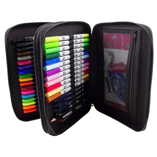 Tombow Black Zipper Marker Case {10}