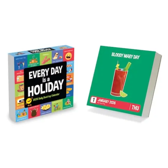 2026 Every Day's A Holiday Daily Desktop Calendar {1}