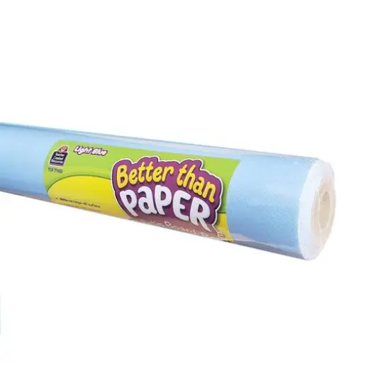 Teacher Created Resources Better Than Paper&reg; 4' x 12' Bulletin Board Roll, 4ct. Light Blue {1}