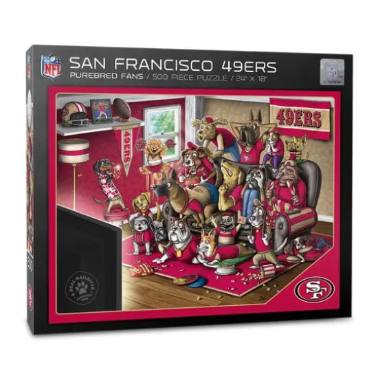 NFL Purebred Fans A Real Nailbiter 500 Piece Puzzle San Francisco 49ers {1}