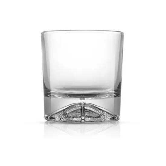 JoyJolt&reg; 10oz. Swish Crystal Basketball Double Old Fashioned Tumblers, 4ct. {6}
