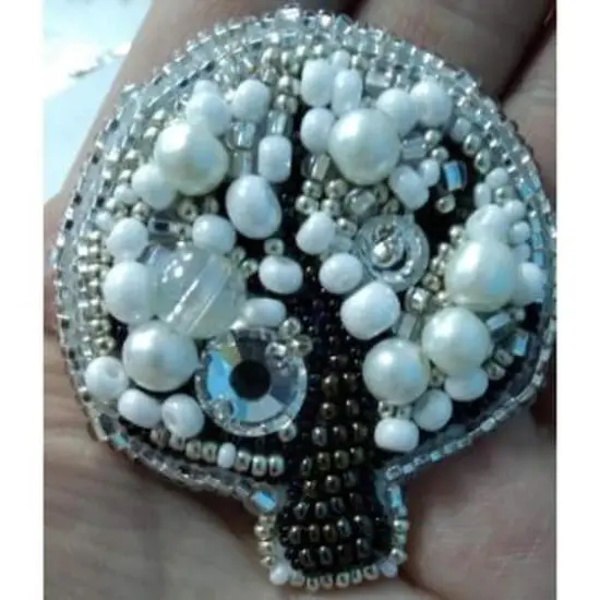 Crystal Art Beadwork Kit For Creating Brooch Tree {3}