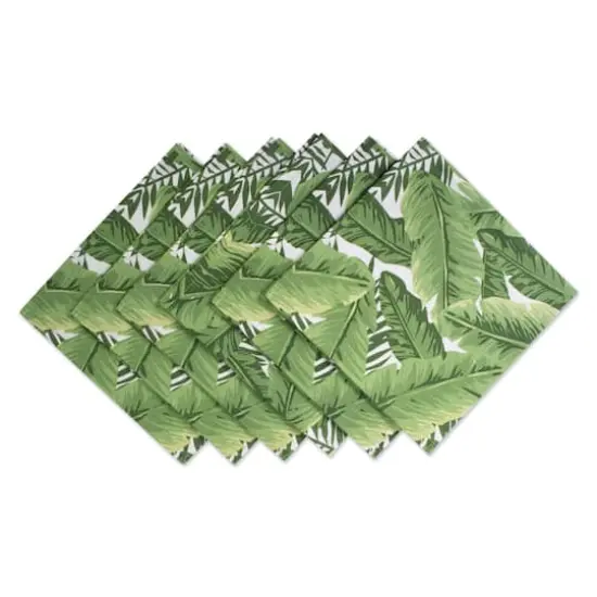 DII&reg; Banana Leaf Print Napkin, 6ct. {1}