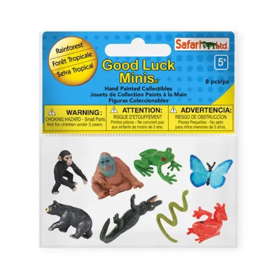 Safari Ltd&reg; Good Luck Minis&reg; Rainforest Fun Pack {5}