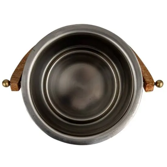 Hello Honey&reg; 3qt. Boho-Chic Rattan & Steel Ice Bucket {5}