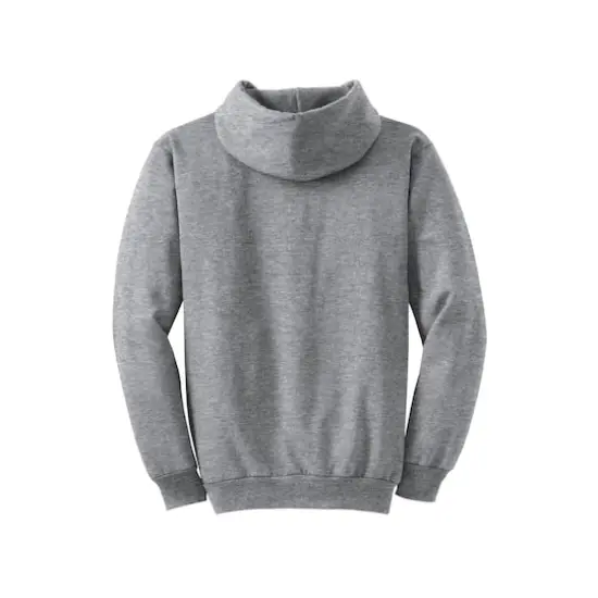 Port & Company® Heathered Colors Core Fleece Pullover Hooded Sweatshirt Athletic Heather {5}