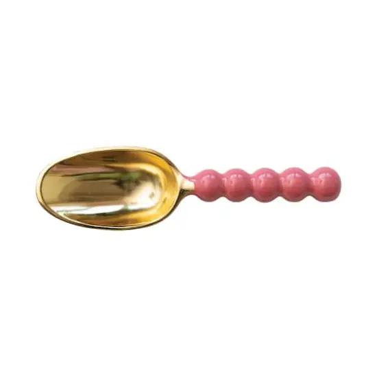 Hello Honey&reg; 9.5" Pink & Gold Enameled Aluminum Kitchen Scoop {6}