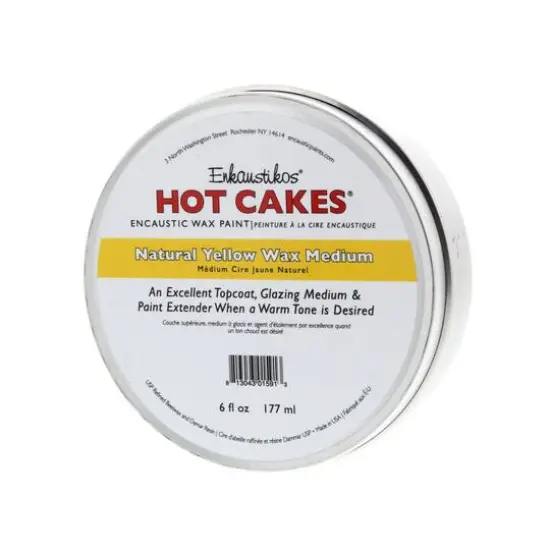Enkaustikos&reg; Hot Cakes&reg; Natural Yellow Wax Medium, 6oz. {1}