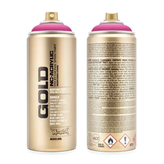Montana&trade; Gold Acrylic Professional Spray Paint G3130 Pink Pink {1}