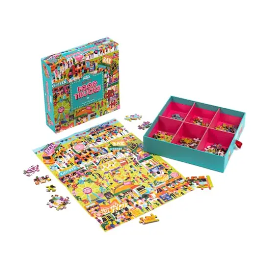 Food Trucks Jigsaw Puzzle: 500 Pcs {3}