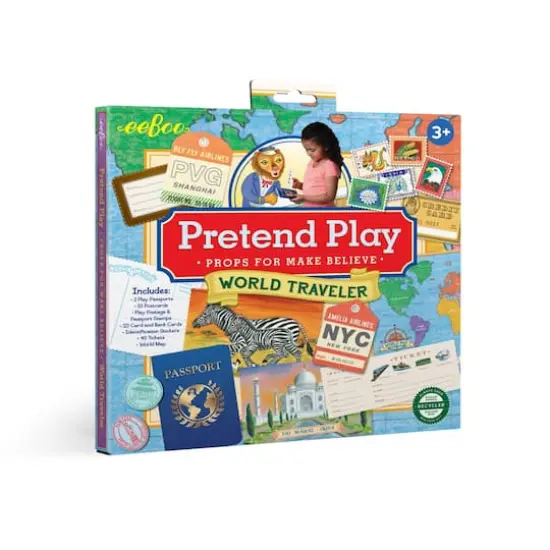 eeBoo World Traveler Pretend & Role Play Activity Set {5}